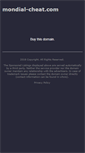 Mobile Screenshot of mondial-cheat.com